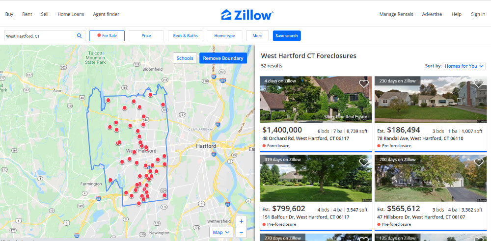 Zillow Foreclosures