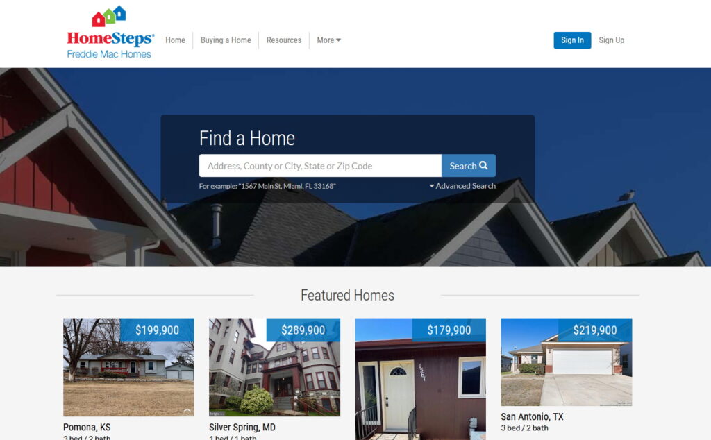 Homesteps.com for Foreclosures