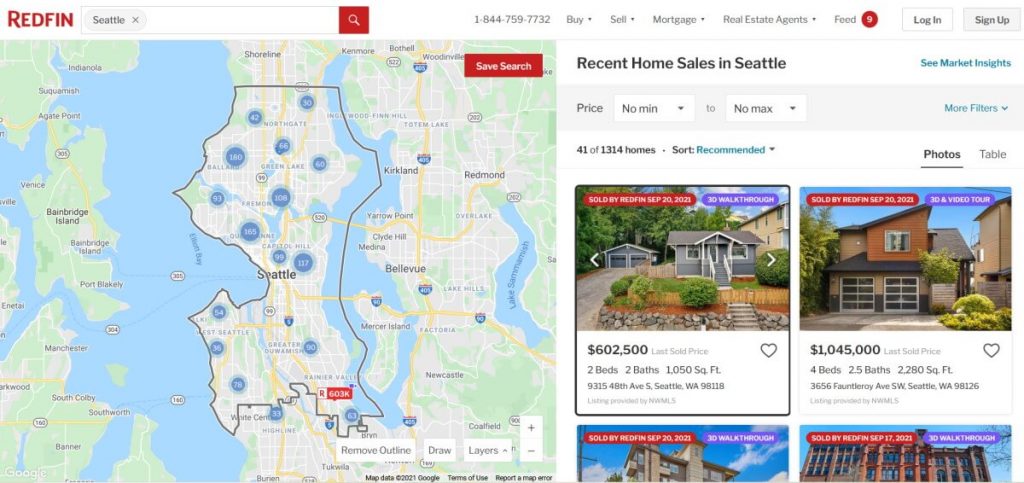 Redfin Recently Sold
