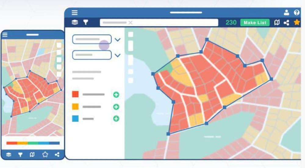 PropertyRadar - heat map