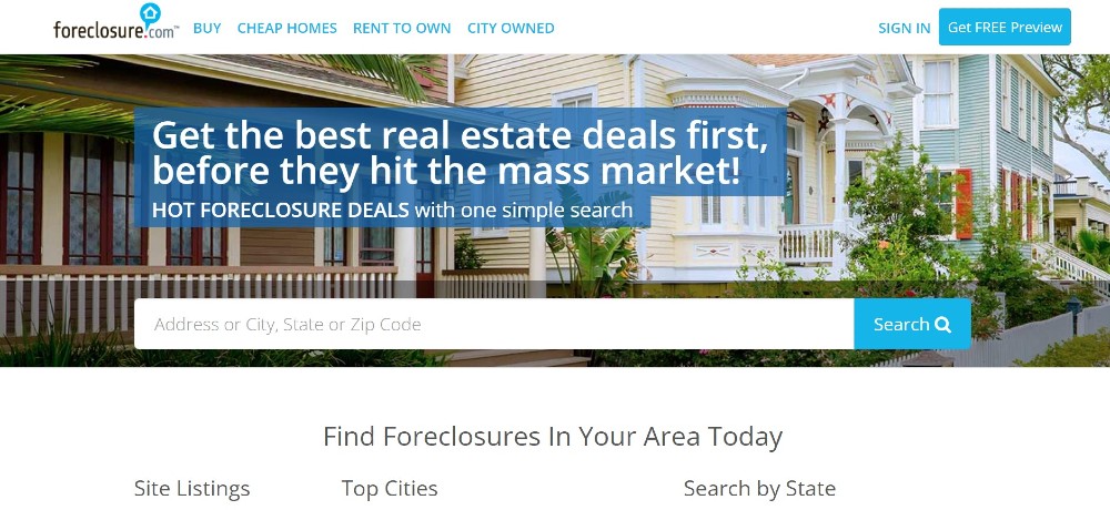 Foreclosure - home page