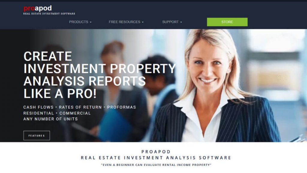 ProAPod Real Estate Investment Software