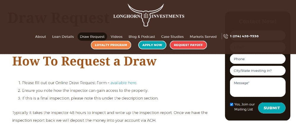 Longhorn - draw process