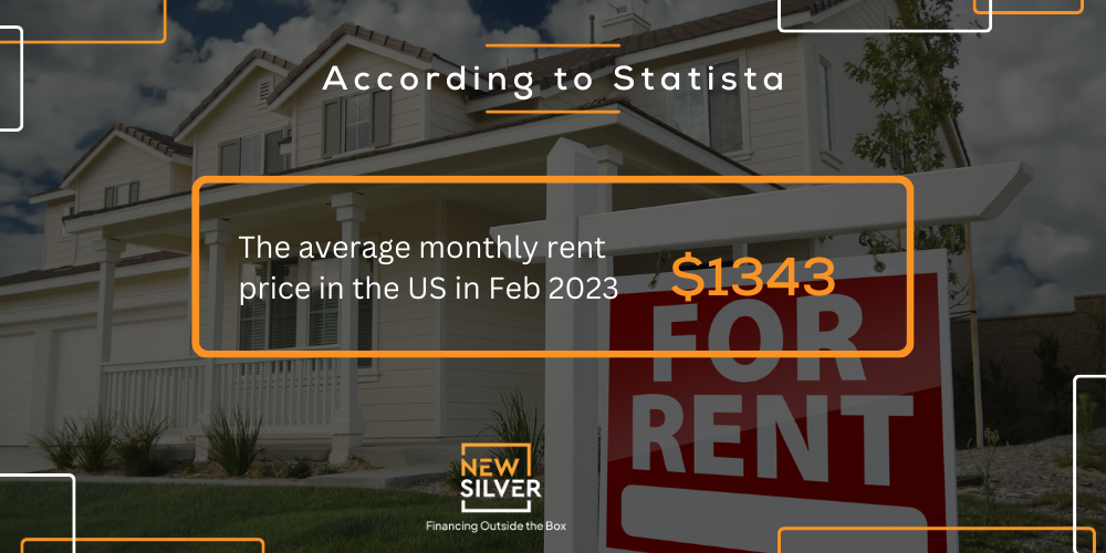 Average monthly rent price