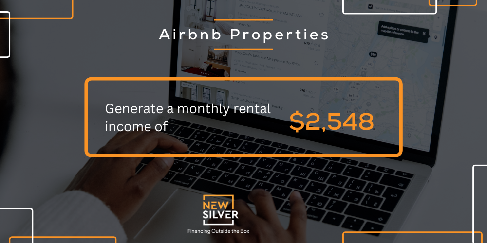 Airbnb monthly rental income