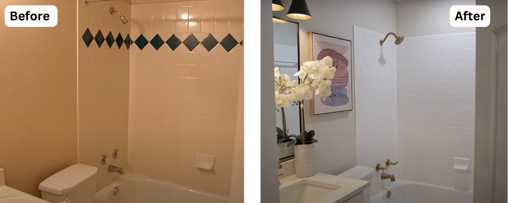 Bathroom Before and After