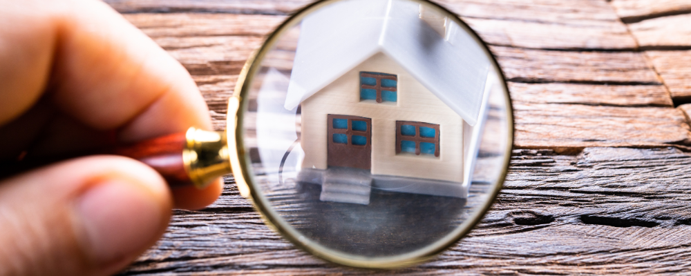 Real estate under inspection
