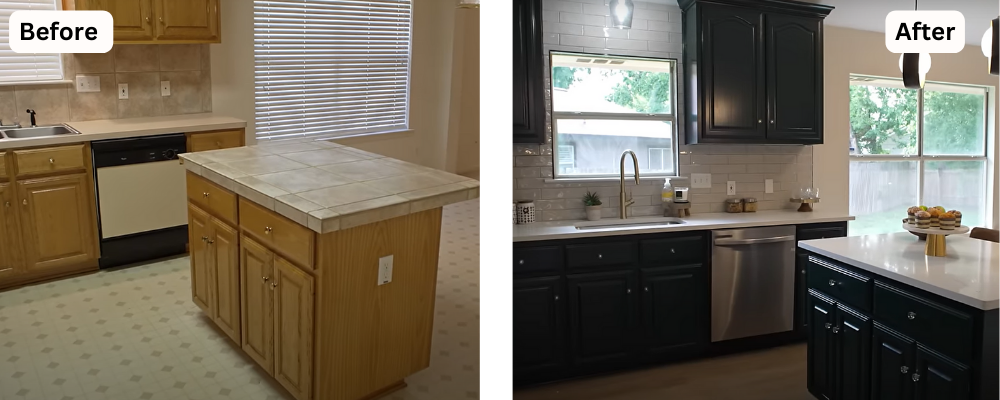 Kitchen Before and After