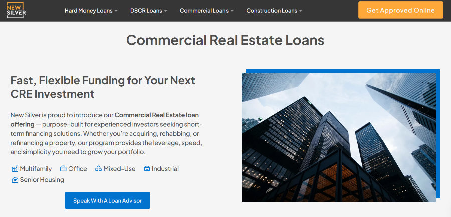New Silver CRE Loans